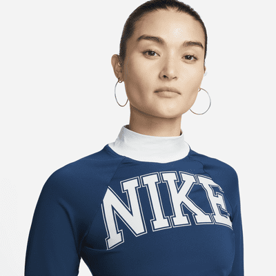 nike women's long sleeve gym top
