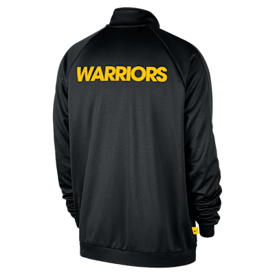 Golden State Warriors Club Courtside Men's Nike NBA Poly-Knit Track Jacket