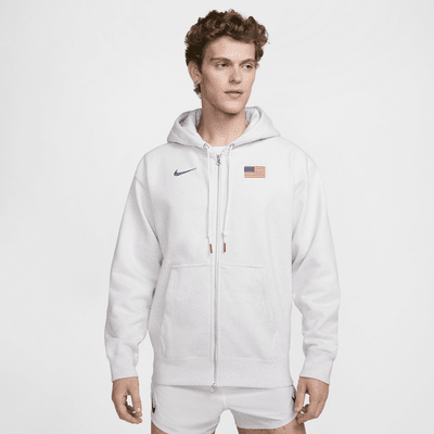 USA Solo Swoosh Men's Nike Full-Zip Hoodie