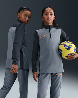Детские  Nike Academy Big Kids' Dri-FIT Long-Sleeve 1/4-Zip Soccer Drill Top