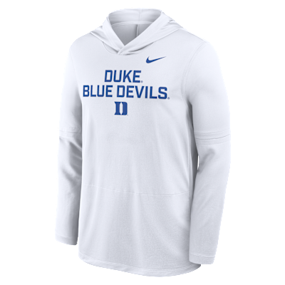 Duke Sideline Men's Nike Dri-FIT College Long-Sleeve Hooded Top