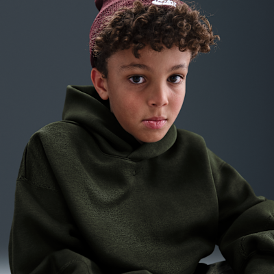 Sudadera con gorro sin cierre oversized para niño talla grande Nike Sportswear Tech Fleece
