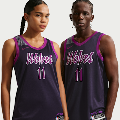 Naz Reid Minnesota Timberwolves City Edition Men's Nike NBA Swingman Jersey