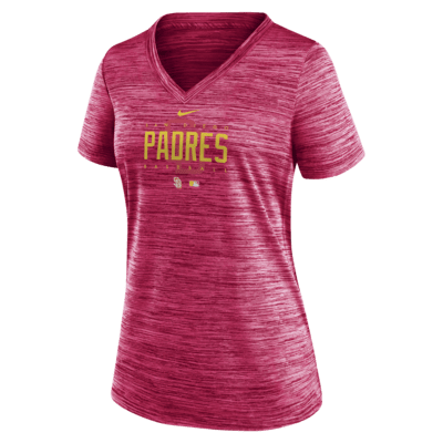 Nike Dri-FIT City Connect Velocity Practice (MLB San Diego Padres) Women's  V-Neck T-Shirt