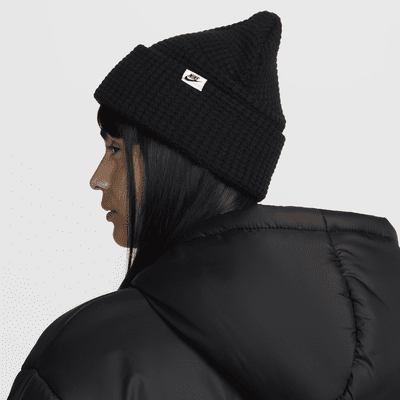 Nike Peak Strick-Beanie mit Waffelmuster