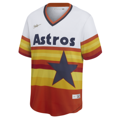 Camiseta de béisbol Cooperstown para hombre MLB Houston Astros (Craig Biggio)