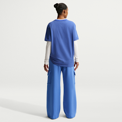 Playera a rayas oversized para mujer Nike Sportswear