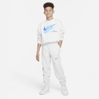 Joggers oversized para niños talla grande Nike Sportswear Icon Fleece