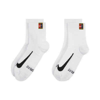 NikeCourt Multiplier Max Tennis Ankle Socks (2 Pairs)