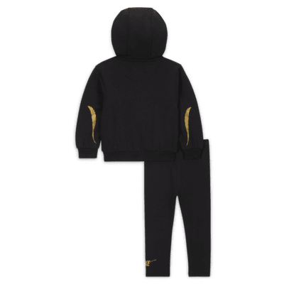 Nike Shine Full-Zip and Leggings Set Baby 2-Piece Hoodie Set