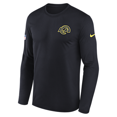 Playera Nike Dri-FIT de la NFL para hombre Los Angeles Rams Rivalries Collection Sideline Legend Small Logo