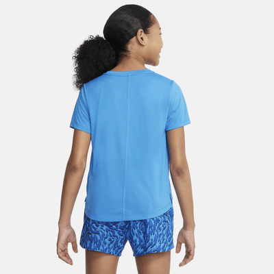 Nike One Big Kids' (Girls') Short-Sleeve Training Top