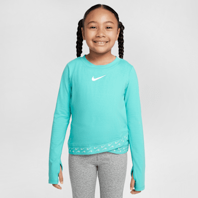 Playera con dobladillo para niños de preescolar Nike Dri-FIT "All Day Play"