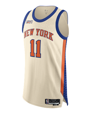 Мужские джерси Jalen Brunson New York Knicks City Edition Nike Dri-FIT ADV NBA Authentic Jersey для бега