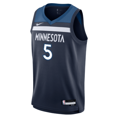 Anthony Edwards Minnesota Timberwolves 2024/25 Icon Edition Big Kids' Nike NBA Swingman Jersey