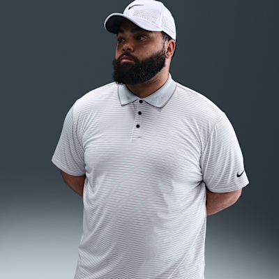 Polo de golf a rayas Dri-FIT para hombre Nike Tour