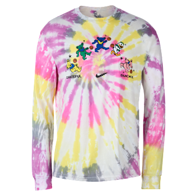 Friend of the Ducks Men's Tie-Dye Long-Sleeve T-Shirt