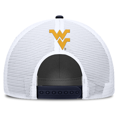 West Virginia On-Field Rise Men's Nike College Trucker Adjustable Hat