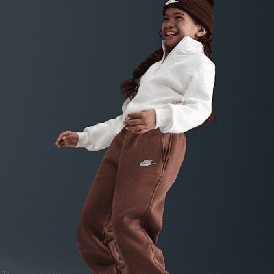 Pants holgados para niños talla grande Nike Sportswear Club Fleece