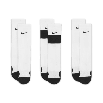 Nike Elite Kids' Basketball Crew Socks (3 Pairs)