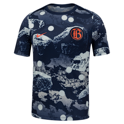 Bay FC Men's Nike NWSL Short-Sleeve Pre-Match Top