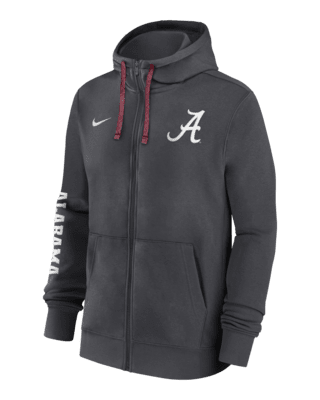 Мужское худи Alabama Crimson Tide Sideline Team Issue Nike College Full-Zip Hoodie