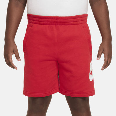 Shorts de French Terry para niños talla grande  (talla amplia) Nike Sportswear Club Fleece