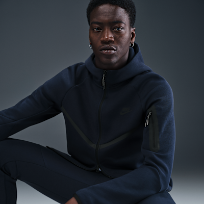 Nike Tech Windrunner-Jacke aus Fleece mit durchgehendem Reißverschluss (Herren)