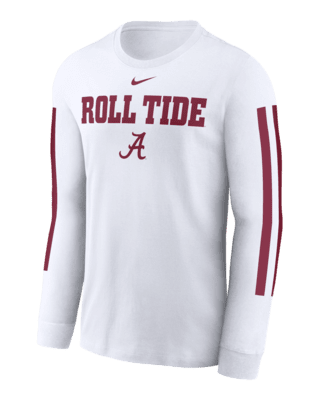 Мужская футболка Alabama Crimson Tide Local Spirit Slogan Nike College Long-Sleeve