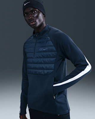 Мужские  Chelsea FC Academy Winter Warrior Nike Therma-FIT Soccer Drill Top