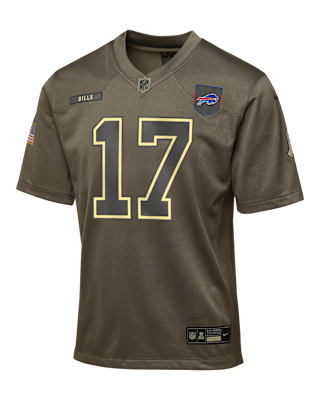 Детские джерси Josh Allen Buffalo Bills Salute to Service Big Kids’ Nike NFL Game Jersey