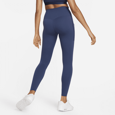 Leggings de largo completo y tiro alto de media sujeción con bolsillos para mujer Nike Universa