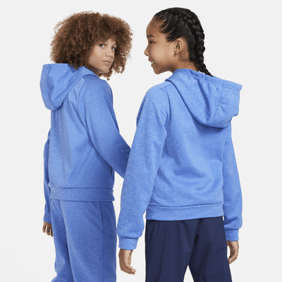 Sudadera con gorro sin cierre Therma-FIT para niños grandes Nike Multi+