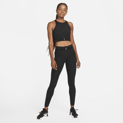 Camiseta de tirantes de entrenamiento corta para mujer Nike Dri-FIT Buckle