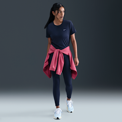 Kortærmet Nike Tempo Dri-FIT-løbetop til kvinder