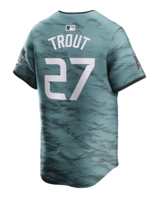Men's American League Mike Trout Nike Teal 2023 MLB All-Star Game