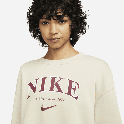 Nike Sportswear Phoenix Fleece Sudadera de chándal de cuello redondo oversize - Mujer. ES
