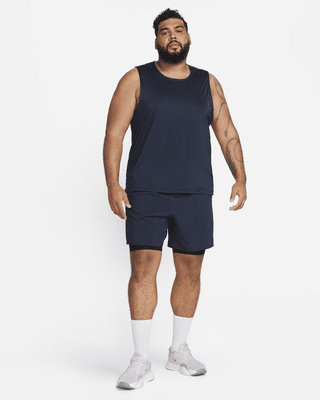 Nike Dri-Fit Tank in Blue for Men