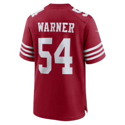 NFL San Francisco 49ers (Fred Warner) Men's Game Football Jersey