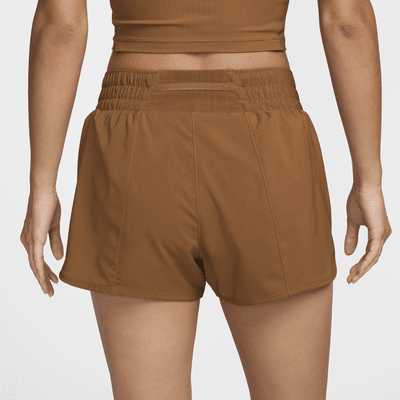 Nike Dri-FIT One Women's Mid-rise 8cm (approx.) Brief-Lined Shorts