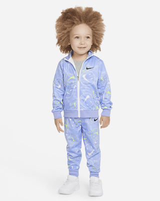 Детский спортивный костюм Nike Smiley Swoosh Printed Tricot Set Toddler Tracksuit