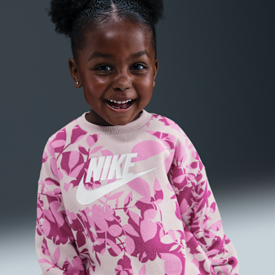 Nike Toddler Floral Camo Crew and Leggings Set