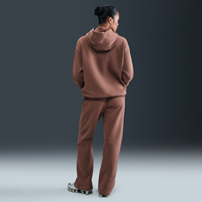 Pants de tiro medio con dobladillo abierto para mujer Nike Sportswear Phoenix Fleece