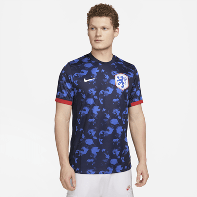 Jersey de fútbol Nike Dri-FIT de los Países Bajos visitante 2023 Stadium para hombre