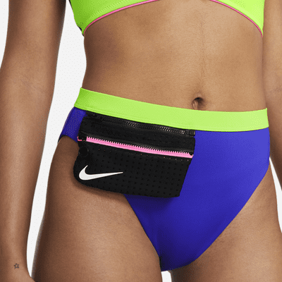 Prenda para la parte inferior de natación de cintura alta con bloques de color para mujer Nike