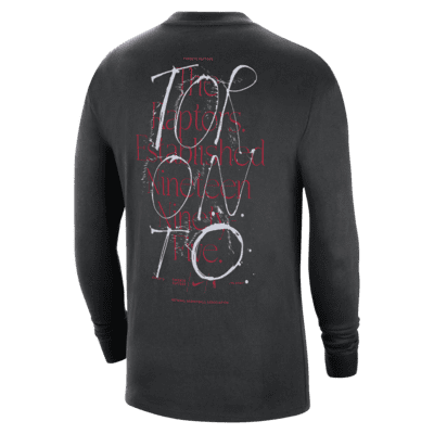 Toronto Raptors Courtside Max90 Men's Nike NBA Long-Sleeve T-Shirt