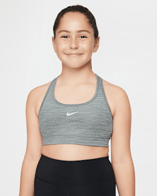 Подростковые  Nike Swoosh Big Kids' (Girls') Sports Bra (Extended Size)