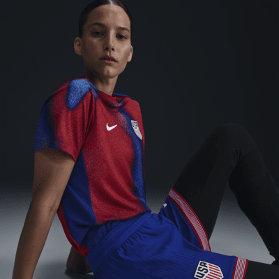 Shorts de fútbol Nike Dri-FIT ADV de la Selección Nacional Masculina de Estados Unidos local 2024 Match para mujer