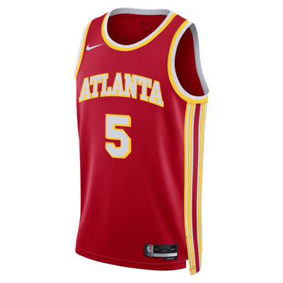 Jersey Nike Dri-FIT de la NBA Swingman para hombre Atlanta Hawks Icon Edition 2022/23