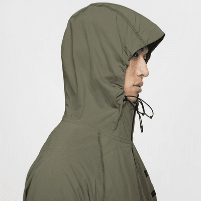 เสื้อแจ็คเก็ตซิปยาวแบบทอผู้ชาย Nike Tech Windrunner